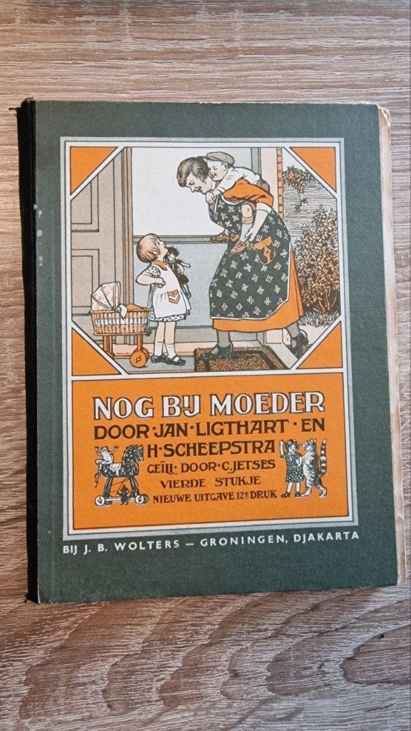 Nog bij moeder deel 4 - Ligthart & Scheepstra - 1952, Boeken, Jan Ligthart & H. Scheepstra, Nederlands, Overige niveaus, Ophalen