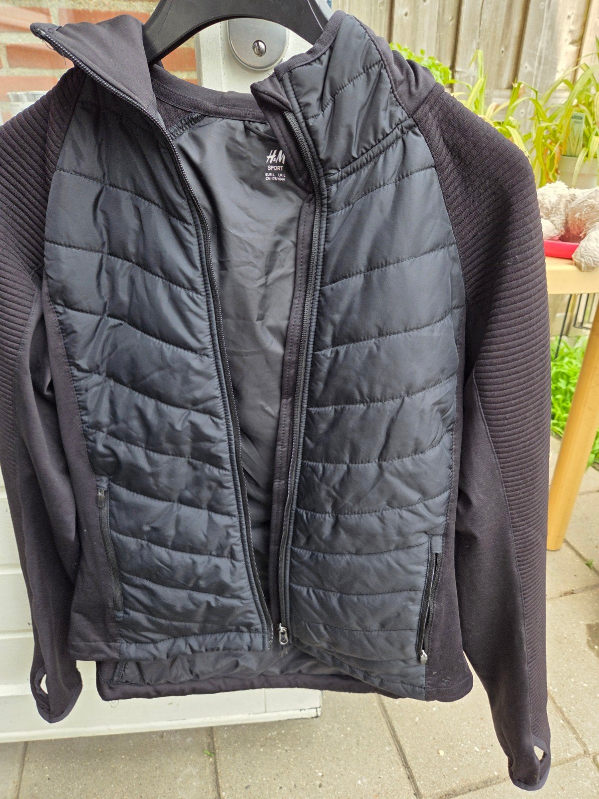 H&M jack Zwart Maat L, Ophalen of Verzenden, Gedragen, H&M