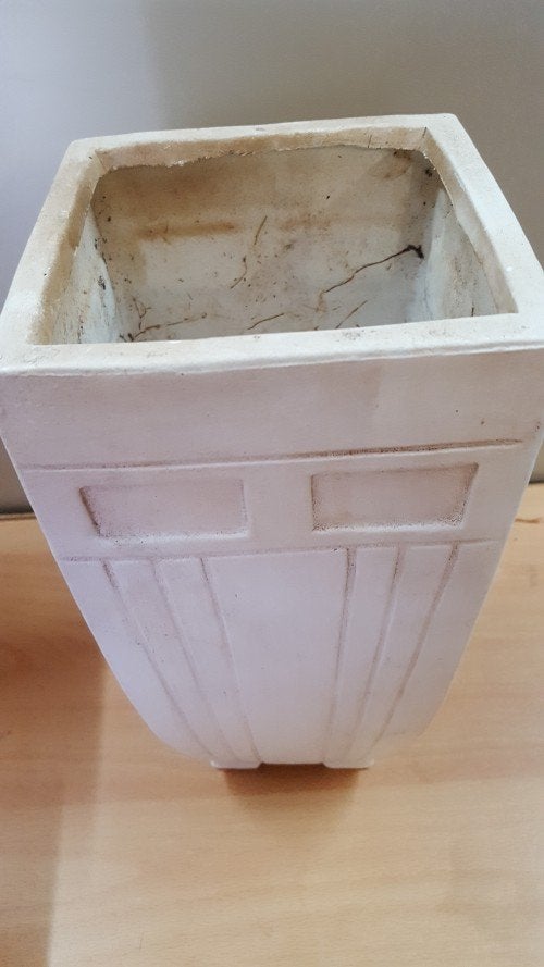 Bloempotten van crème aardewerk, 4 stuks, Ophalen of Verzenden, 'T Olde Gre-j, Info@toldegrej.nl, Endepoelstraat 20f Didam
