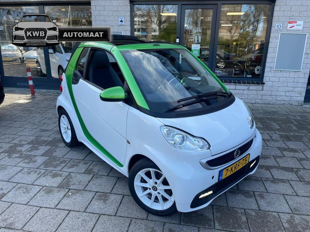 Smart Fortwo cabrio Electric drive Leer NAP Incl BTW, Auto's, Automaat, 0 cilinders, Gebruikt, Cabriolet
