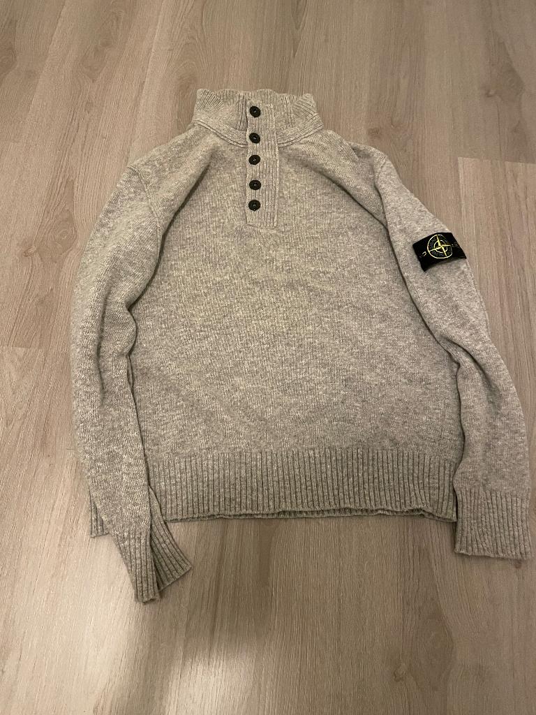 Stone island schippers trui, Ophalen, Overige maten, Grijs, Stone Island