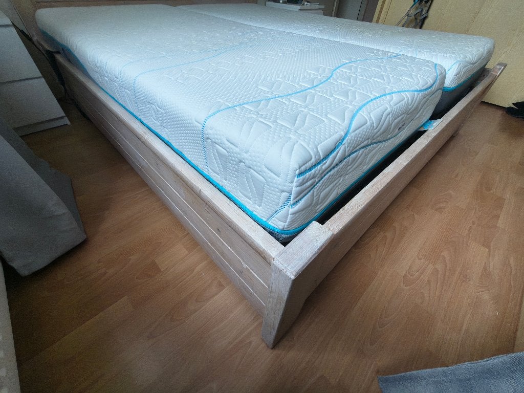 Compleet bed 180 x 210, electrische bodem, Huis en Inrichting, Ophalen, 210 cm, Tweepersoons, 180 cm