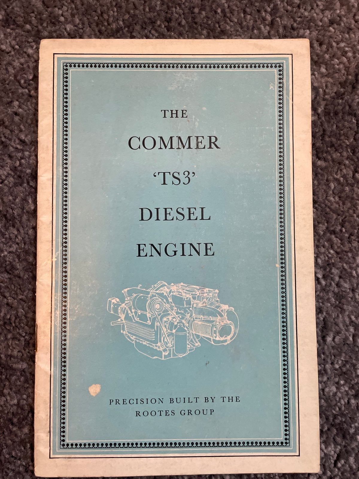 Commer 'TS3' Diesel Engine Handleiding Rootes Group, Boeken, Ophalen of Verzenden, Gelezen, Overige merken