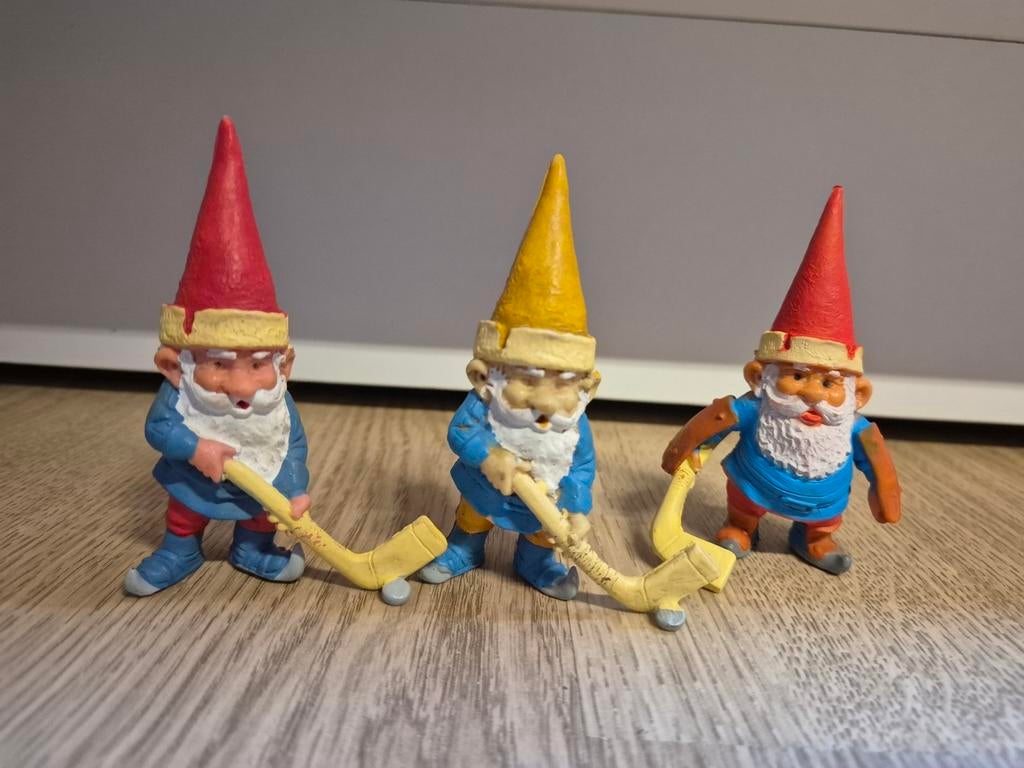 David de kabouter poppetjes ijshockey, Verzamelen, Poppetjes en Figuurtjes, Ophalen of Verzenden
