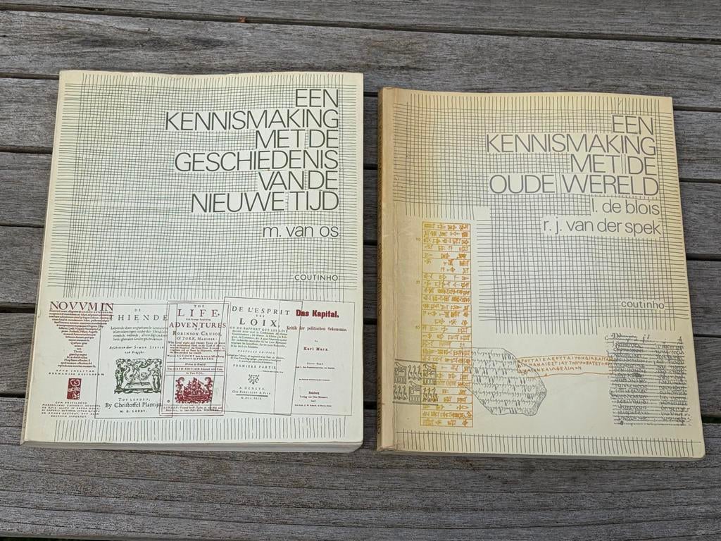 Geschiedenisboeken Coutinho: Oude Wereld & Nieuwe Tijd (set), Verzamelen, Ophalen of Verzenden, Zo goed als nieuw