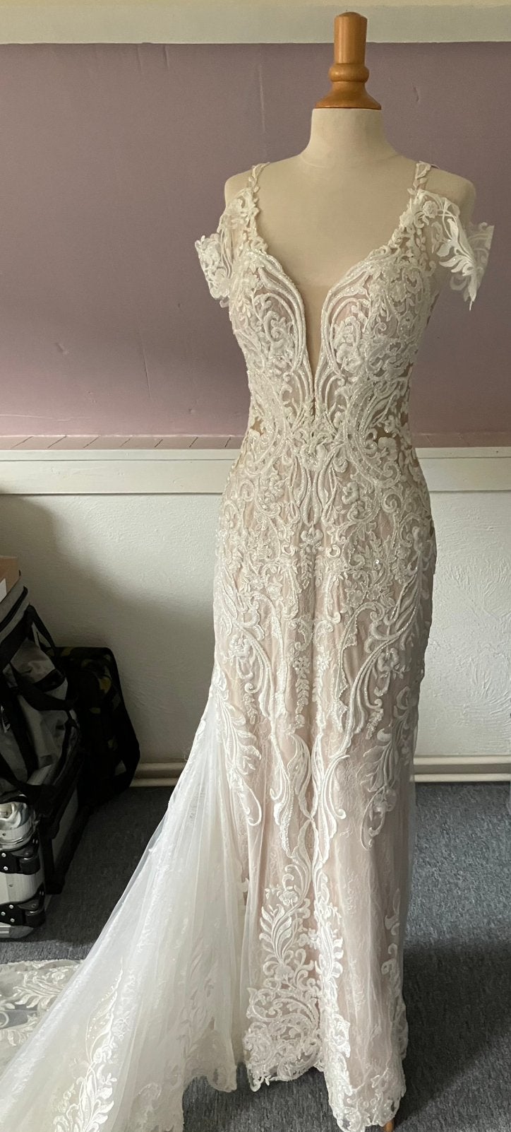 Martina Liana 1111, Kleding | Dames, Ophalen, Zo goed als nieuw, Trouwjurk
