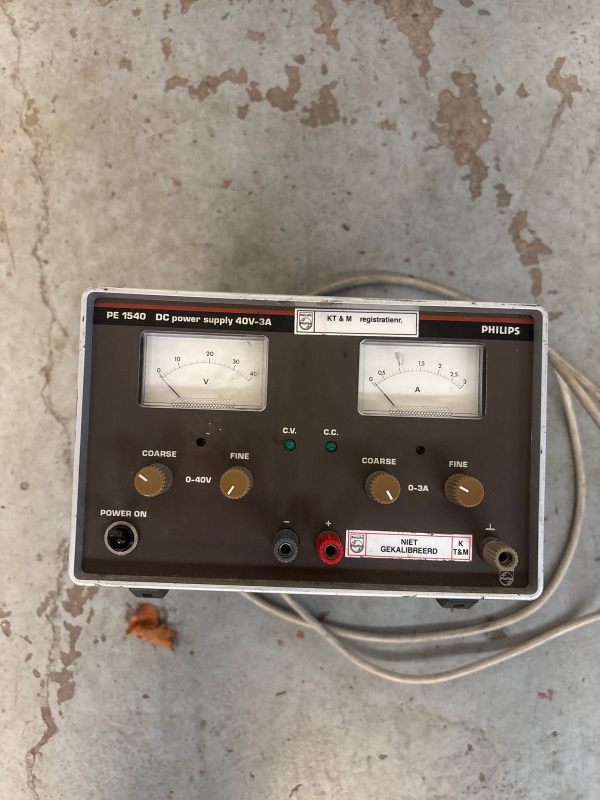 Philips PE 1540 DC Voeding 40V-3A, Ophalen of Verzenden, Gebruikt