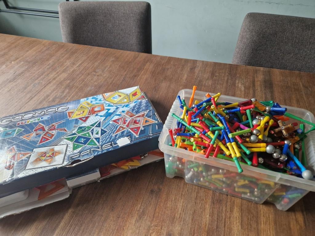 Grote partij Geomag en magnetisch constructiespeelgoed, Ophalen of Verzenden, Gebruikt, Overige merken