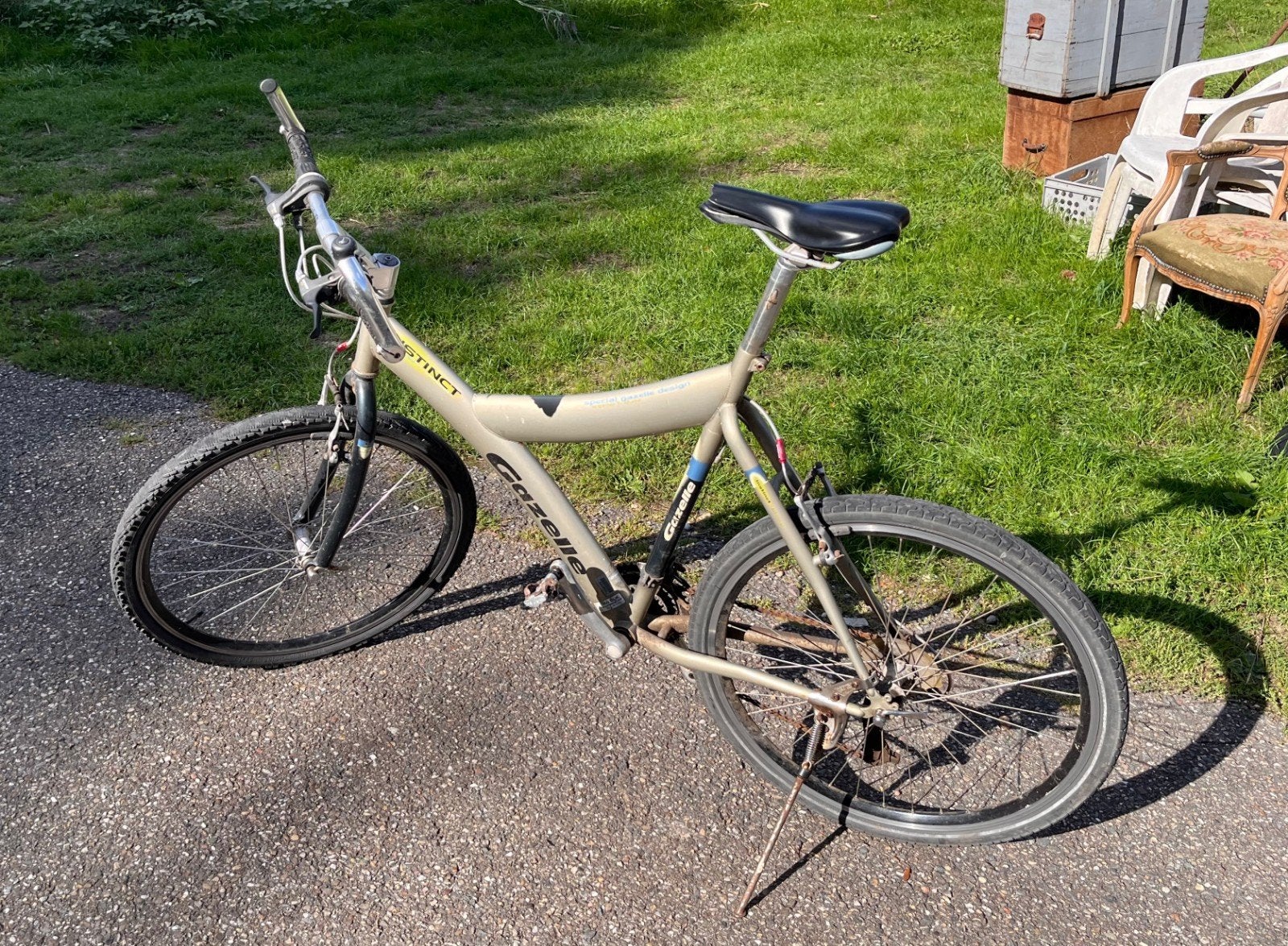 Gazelle Instinct Fiets - Gebruikt, Fietsen en Brommers, Ophalen, Gebruikt, 26 inch, Velgrem