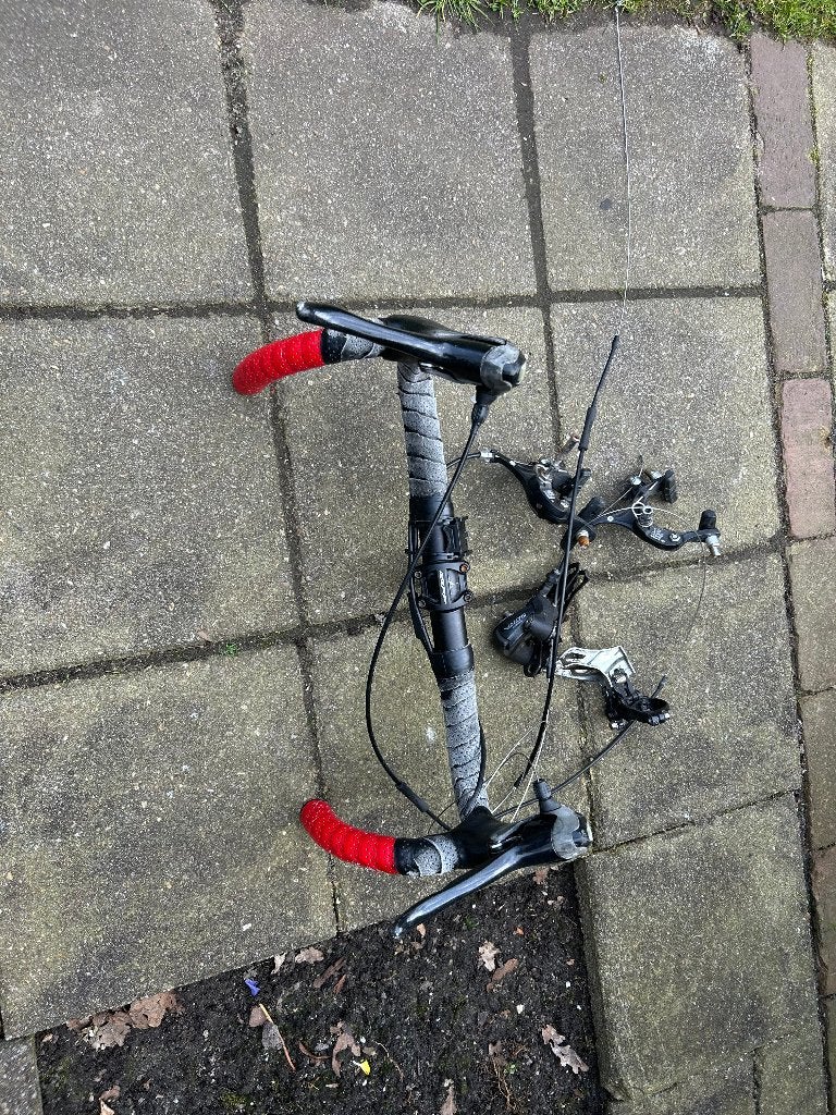 te koop:Racefiets onderdelen Shimano Sora stuur remschakel, Fietsen en Brommers, Gebruikt, Stuur, Ophalen of Verzenden, Shimano Soro