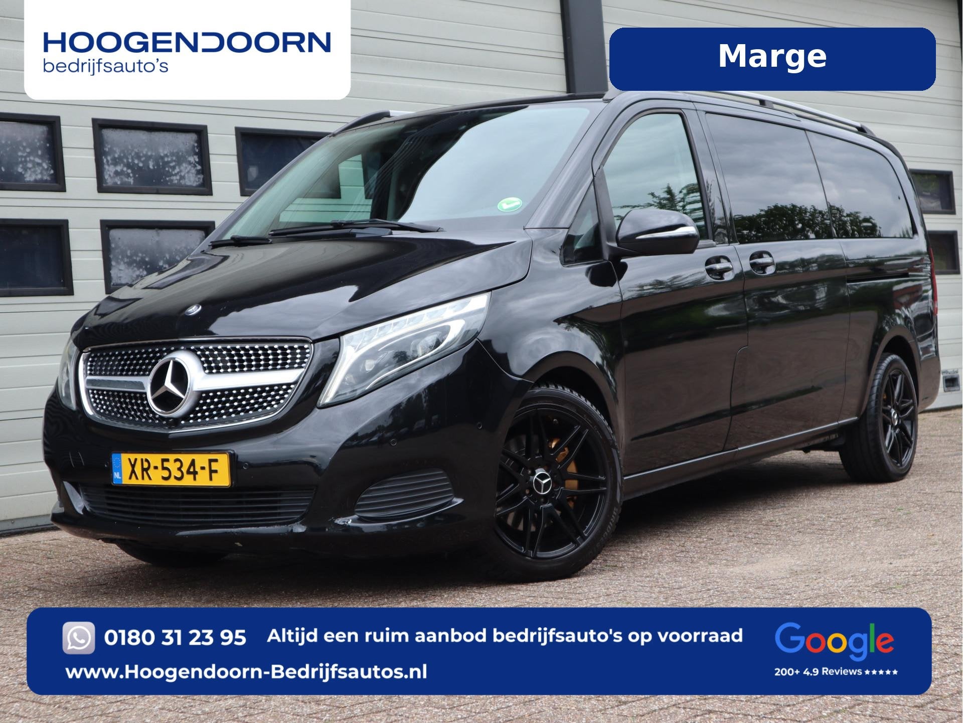 Mercedes-Benz V-klasse 220d Euro 6 - 8 Pers. Extra Lang L3 -, Auto's, Metallic lak, Stof, Gebruikt, 4 cilinders