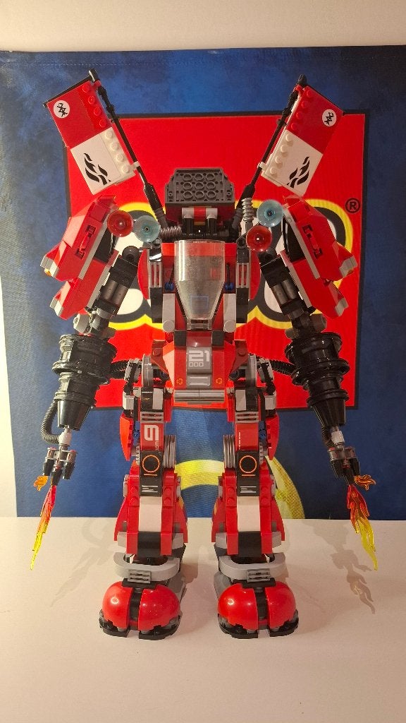 Lego ninjago 70651 vuurmecha, Kinderen en Baby's, Lego, Ophalen of Verzenden, Zo goed als nieuw, Inclusief instructies