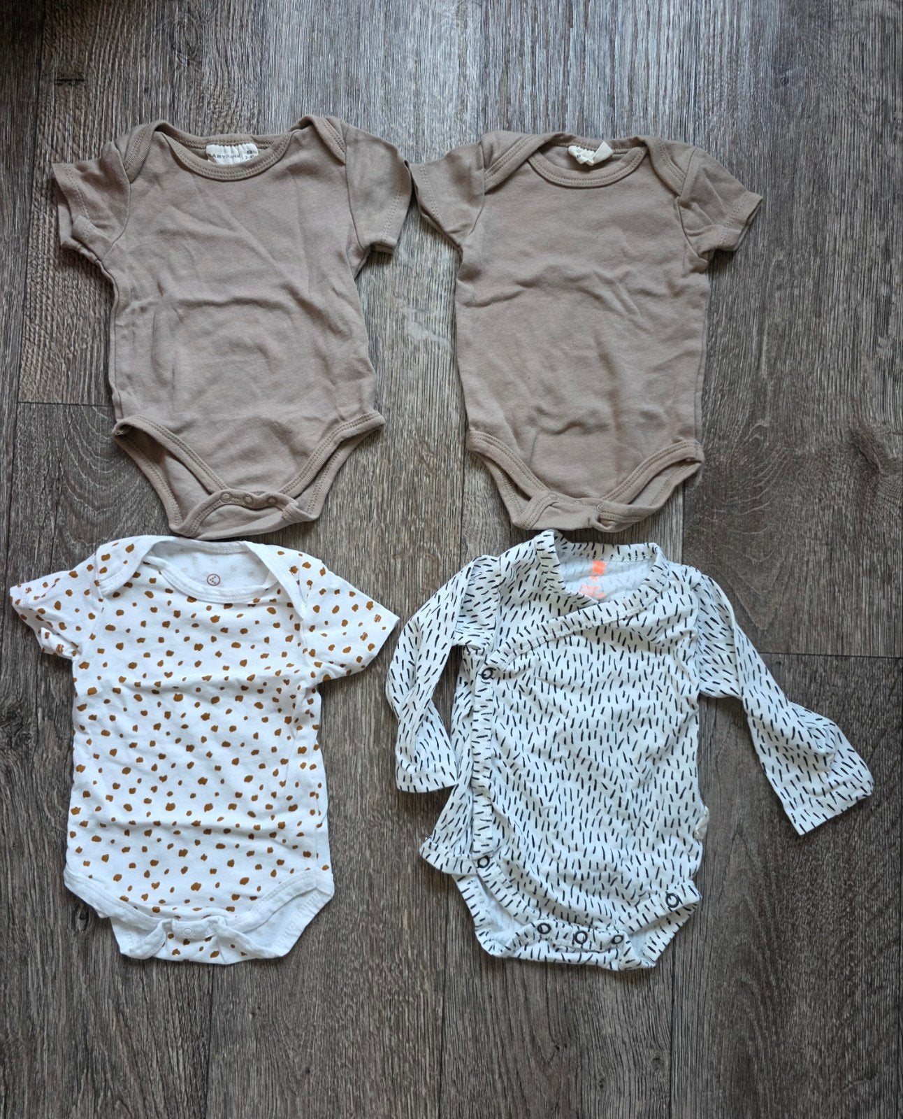 Baby rompertjes maat 62 - 4 stuks, Jongetje of Meisje, Ophalen of Verzenden, Zo goed als nieuw, Pakje