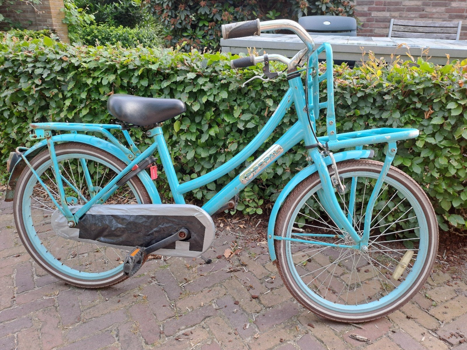 Goede, gebruikte popal meisjesfiets, Terugtraprem, 22 inch, Gebruikt, Ophalen of Verzenden