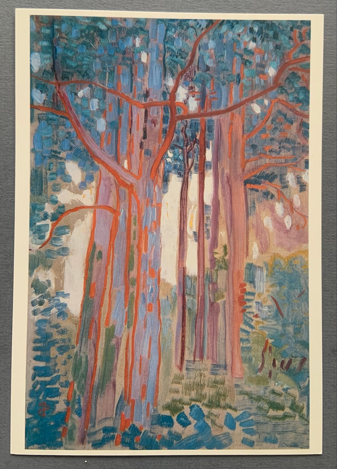 Jan Sluijters 'Bosgezicht' ca. 1909/1910, Verzenden, Ongelopen, Noord-Holland