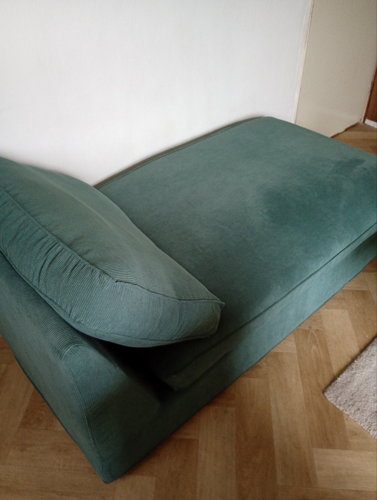 IKEA KIVIK Chaise longue Kelinge grijsturkoois, Huis en Inrichting, Ophalen, Gebruikt, Eenpersoons, Minder dan 150 cm