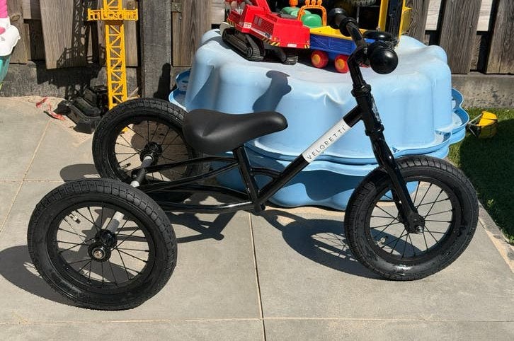 Veloretti driewieler / loopfiets – zeer nette staat – zwart., Fietsen en Brommers, Fietsen | Driewielfietsen, Ophalen, Zo goed als nieuw