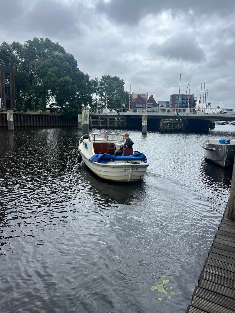 Noors Spitsgat kotter/sloep.Met nieuwe kap en stallingstrail, Watersport en Boten, Ophalen, Gebruikt