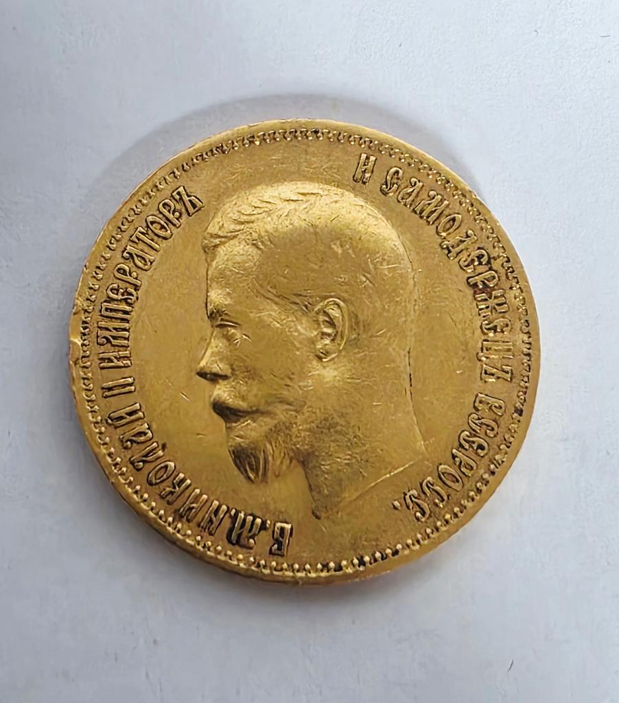 Gouden 10 roebels munt 1899, Ophalen of Verzenden, Rusland, Losse munt, Goud