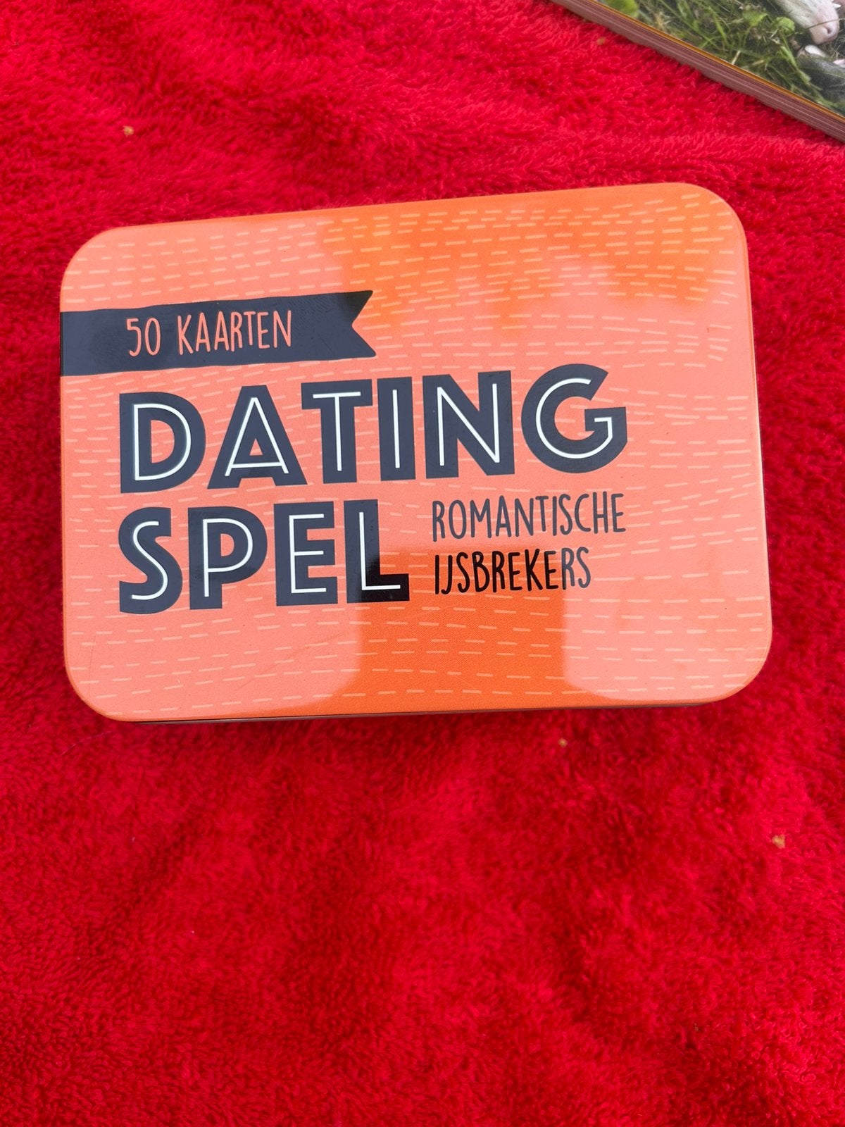 Spel ( dating ) voor leuke gesprekken, Ophalen, Zo goed als nieuw, Fotocamera