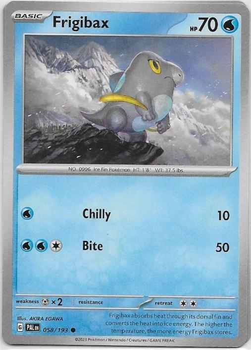 Paldea Evolved,  Frigibax [common] 58/193, Verzenden, Nieuw, Losse kaart