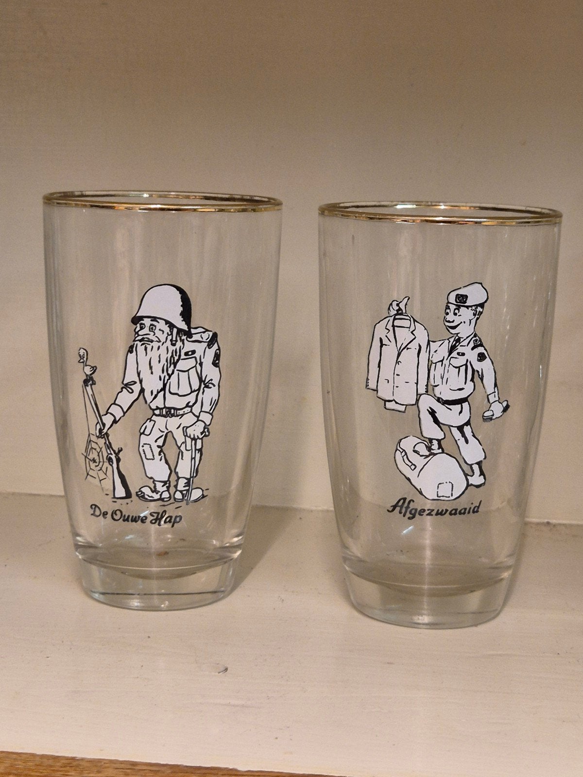 defensie glas, Ophalen of Verzenden