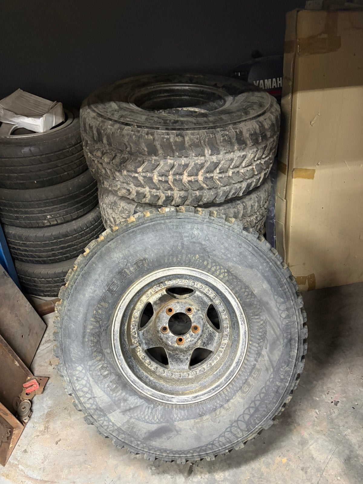 Jeep Wrangler 33x12.5R15 Offroad banden, Ophalen, Gebruikt
