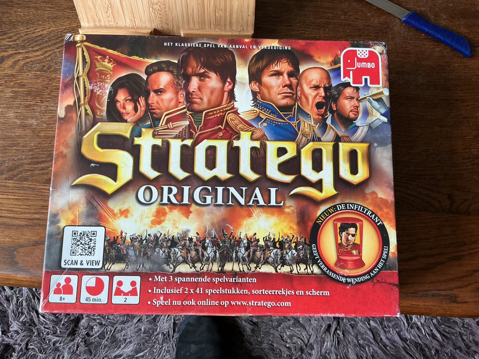 Stratego Original Bordspel - Klassiek Strategisch Spel, Hobby en Vrije tijd, Gezelschapsspellen | Bordspellen, Een of twee spelers