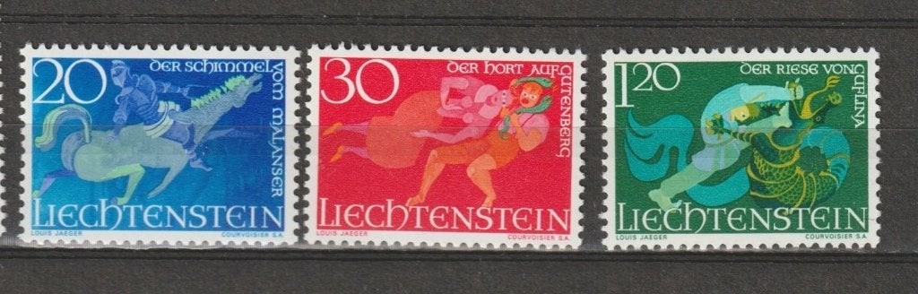 TSS Kavel 220207 Liechtenstein pf  minr 475-477 sagen, Ophalen, Overige landen, Postfris