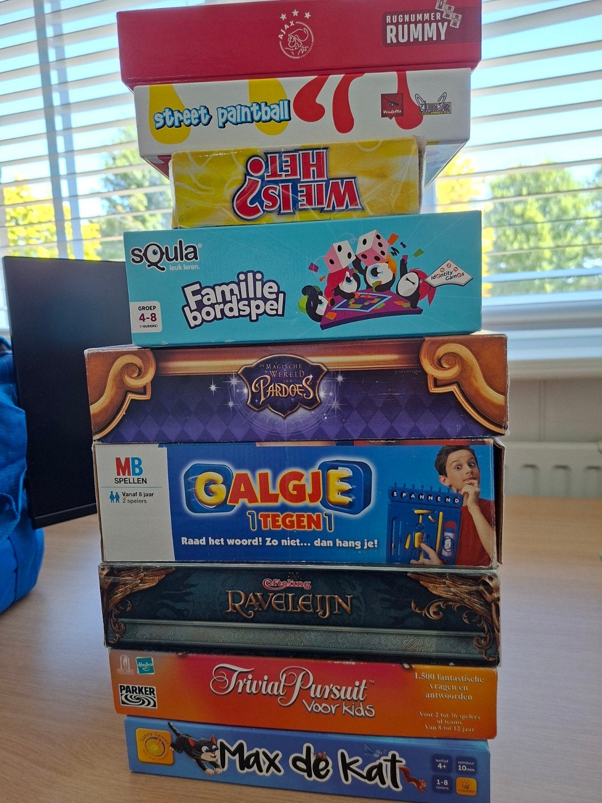 Grote collectie bordspellen en kaartspellen, Vijf spelers of meer, Ophalen, Gebruikt, Reisspel