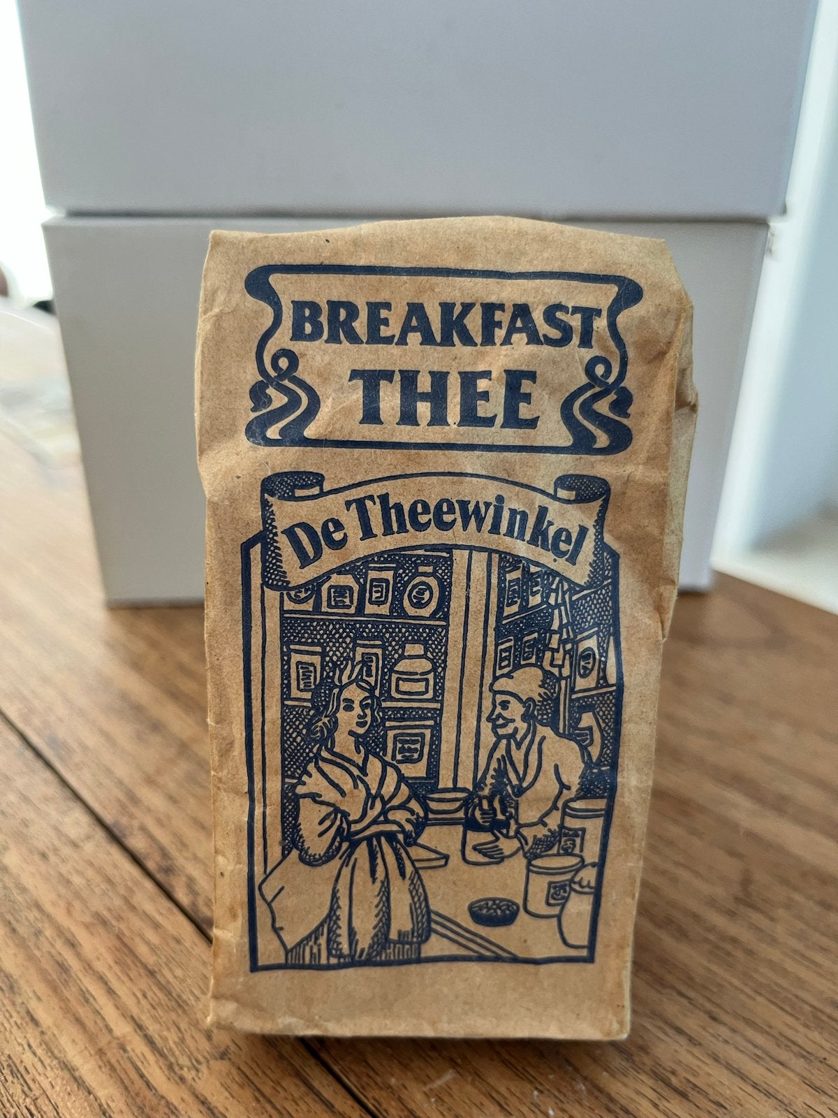 Nostalgisch Zakje Breakfast Thee (De Theewinkel), Ophalen of Verzenden, Theezakje(s)