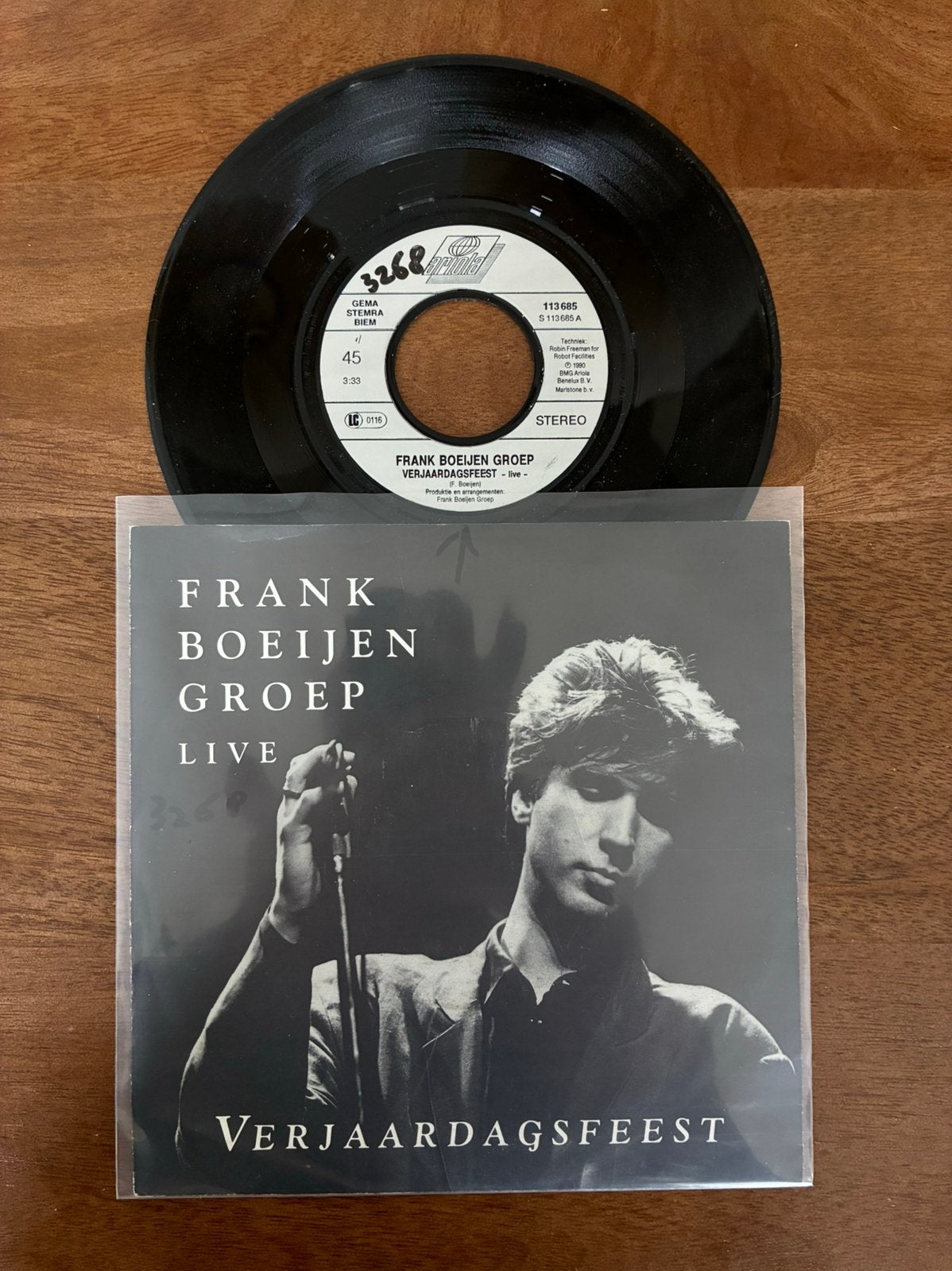 Frank Boeijen Groep live - Verjaardagsfeest, Ophalen of Verzenden, 7 inch