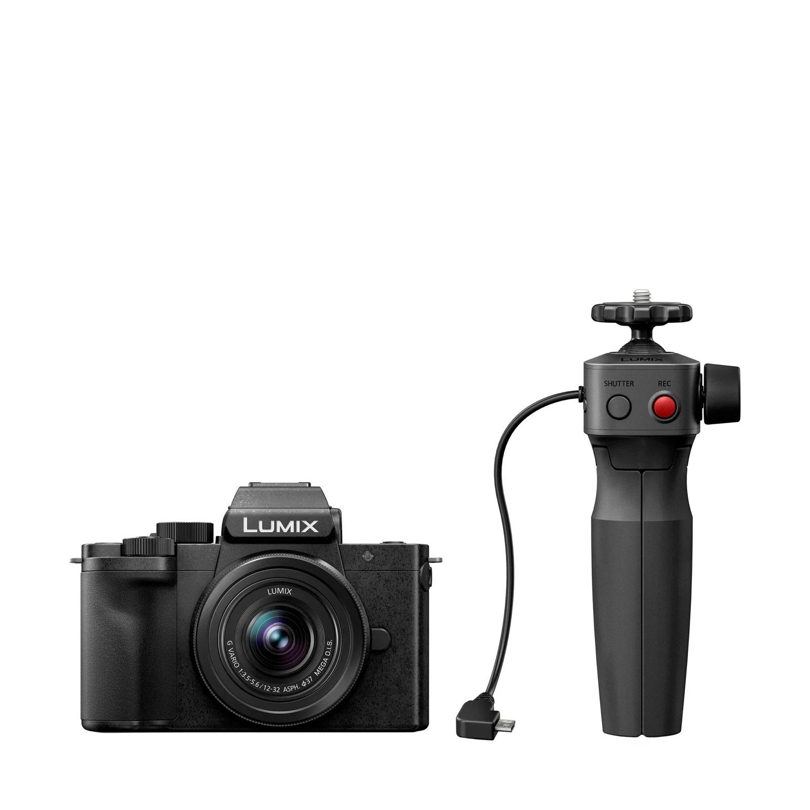 Panasonic Lumix G100 met 12-32mm lens en grip, Panasonic, Beeldstabilisatie, Ophalen of Verzenden, Zo goed als nieuw