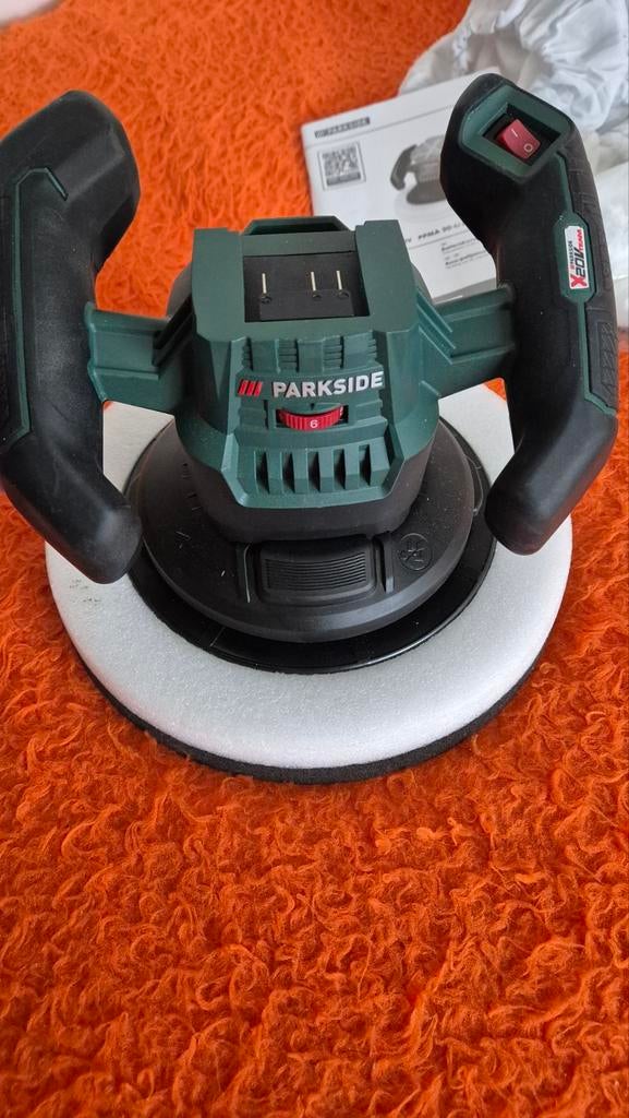 Parkside Accu Polijstmachine - Zo goed als nieuw, Ophalen of Verzenden, Zo goed als nieuw, Minder dan 600 watt, Overige typen