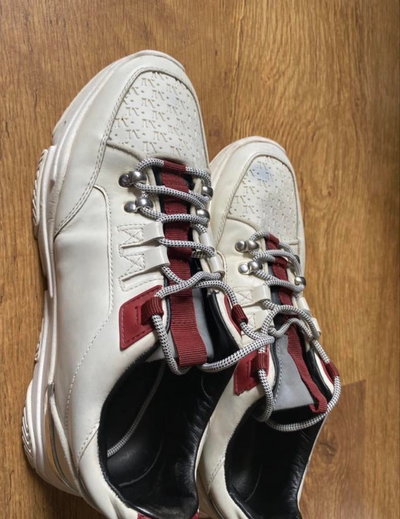 Mallet Schoenen Wit Maat 43, Kleding | Heren, Schoenen, Ophalen of Verzenden, Gedragen, Wit, Sneakers of Gympen