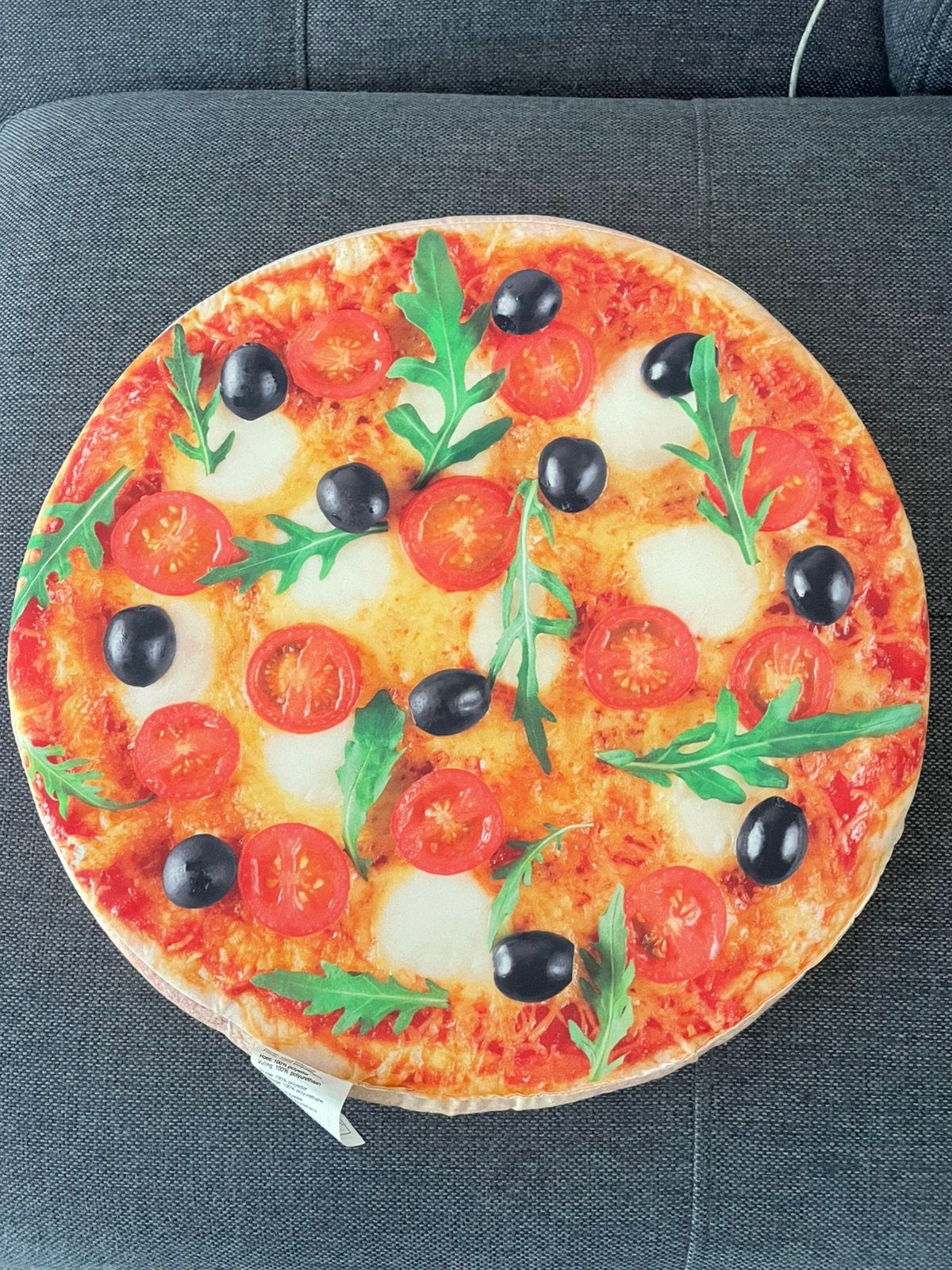 Pizza Mozzarella kussen, Ophalen, Nieuw, Rond