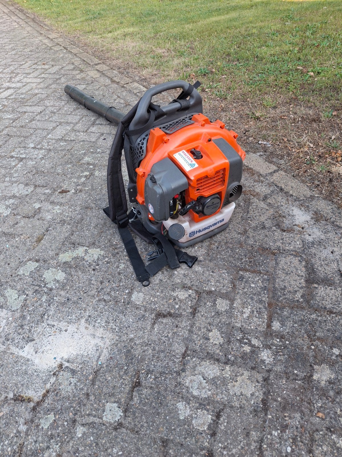 Te koop bladblazer husqvarna (350 bt), Ophalen, Gebruikt, Benzine