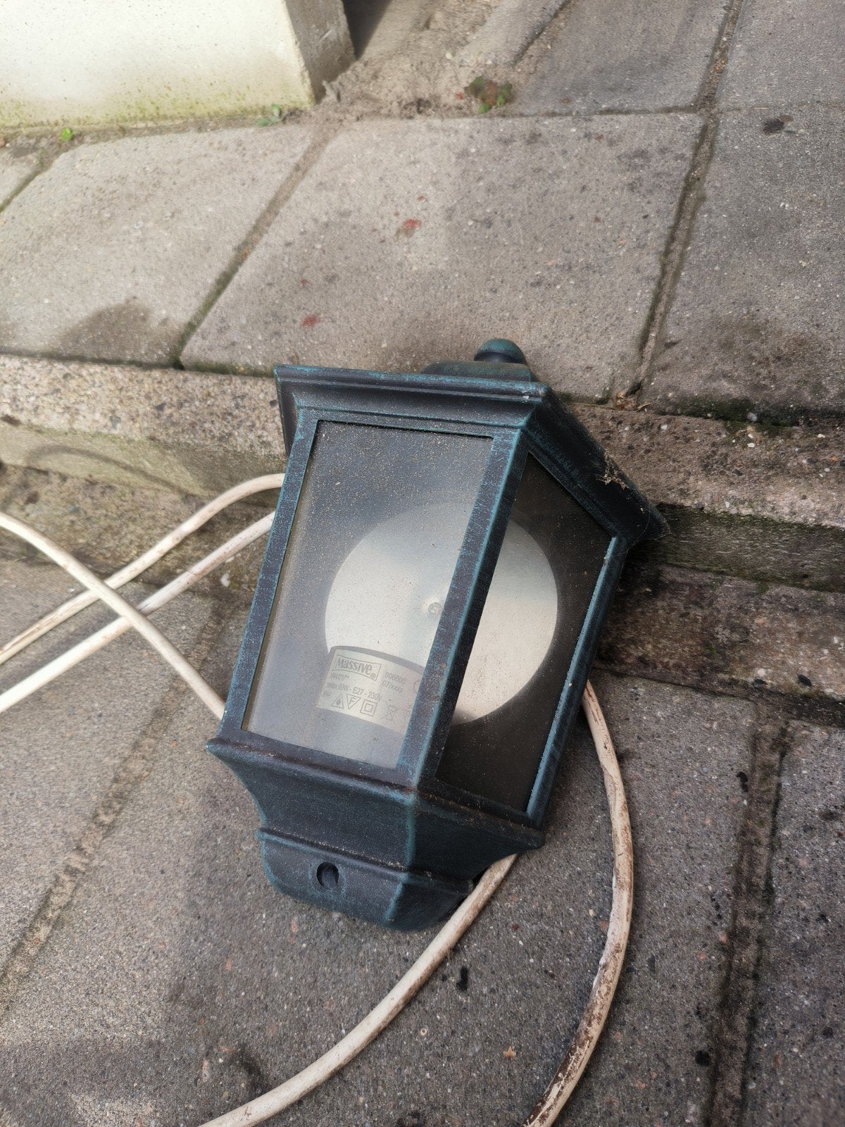 Buitenlamp / Wandlamp - Klassiek Design, Ophalen, Gebruikt, Wandlamp, Netvoeding