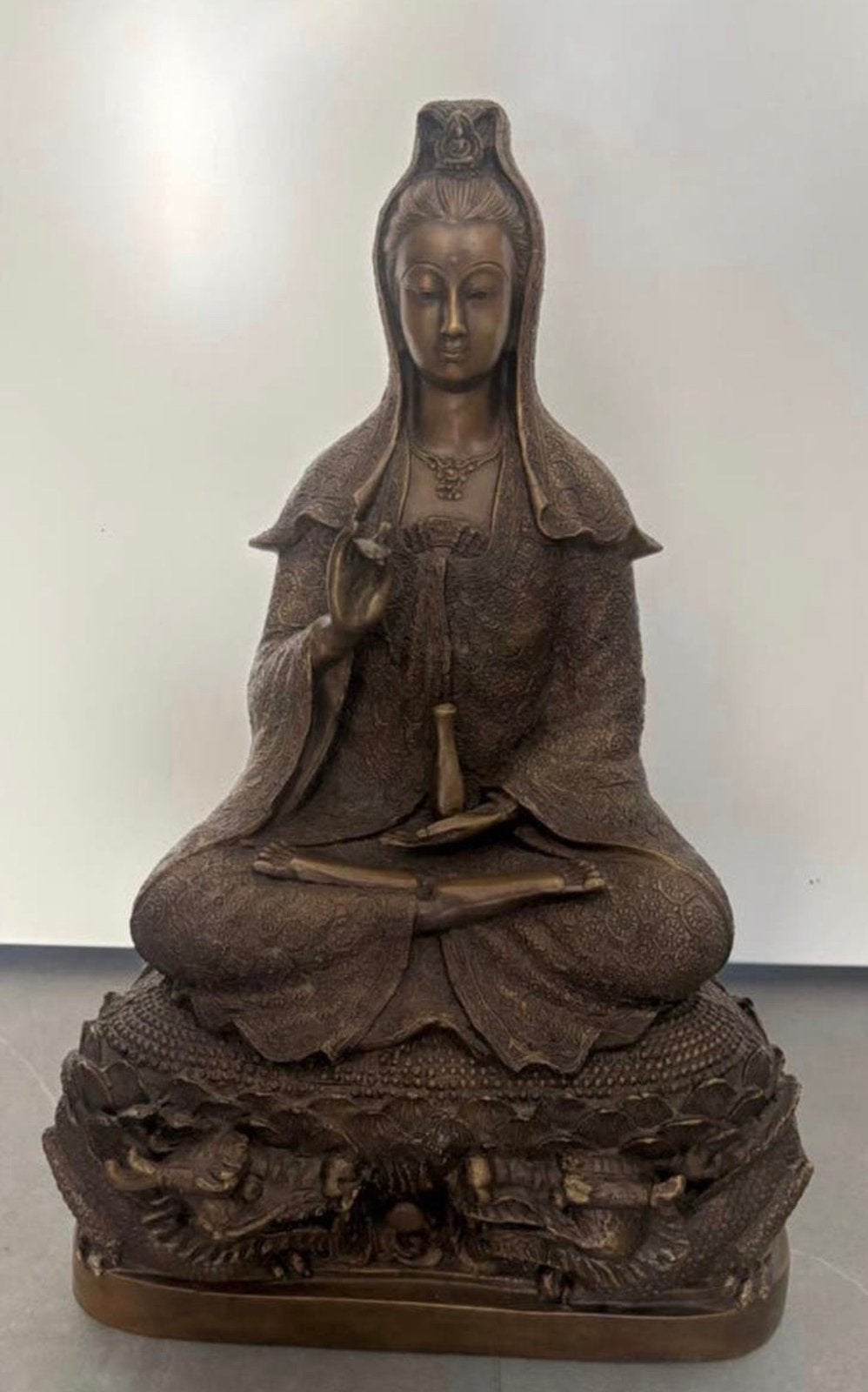 Guanyin brons beeld, Antiek en Kunst, Antiek | Koper en Brons, Ophalen