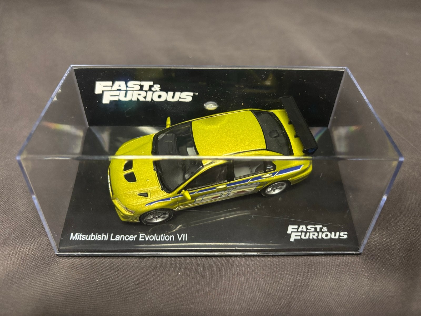 Fast & Furious Mitsubishi Lancer Evolution VII - Altaya 1:43, Hobby en Vrije tijd, Ophalen of Verzenden, Zo goed als nieuw, Auto