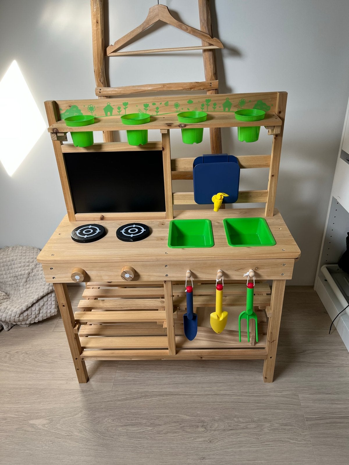 Houten speelkeuken / modderkeuken voor kinderen, Kinderen en Baby's, Ophalen, Gebruikt, Knutselen