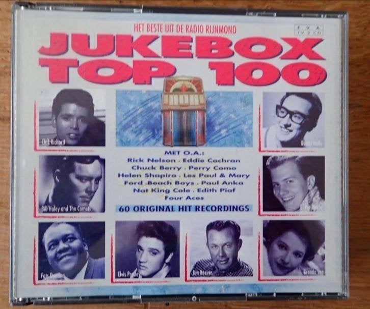 Juke box top 100 Dubbel CD, Cd's en Dvd's, Ophalen of Verzenden, Zo goed als nieuw, Pop