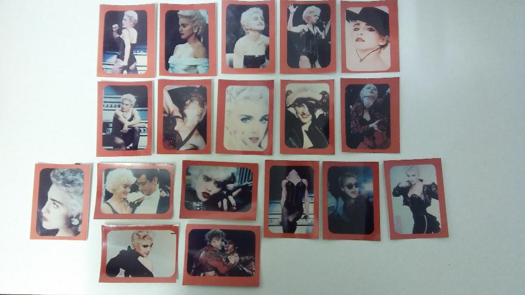 Madonna artiest muziek stickers stickerset vintage tour, Verzenden, Zo goed als nieuw, Overige typen