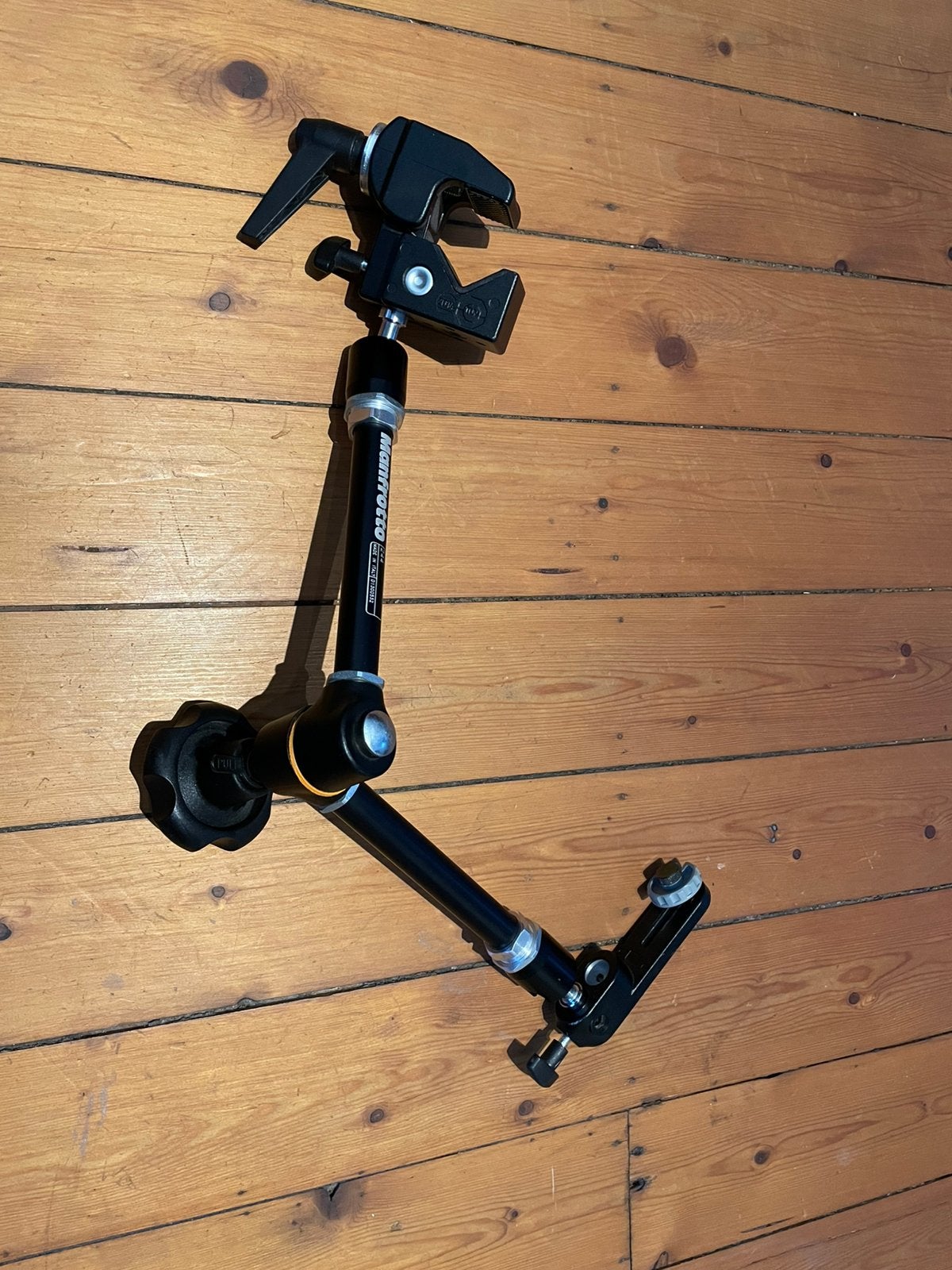 Manfrotto 244 magic arm incl klem, Audio, Tv en Foto, Fotografie | Statieven en Balhoofden, Ophalen of Verzenden, Zo goed als nieuw