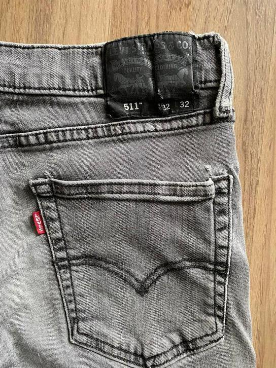 Levi’s Jeans, Ophalen of Verzenden, Gedragen, Grijs, Overige jeansmaten