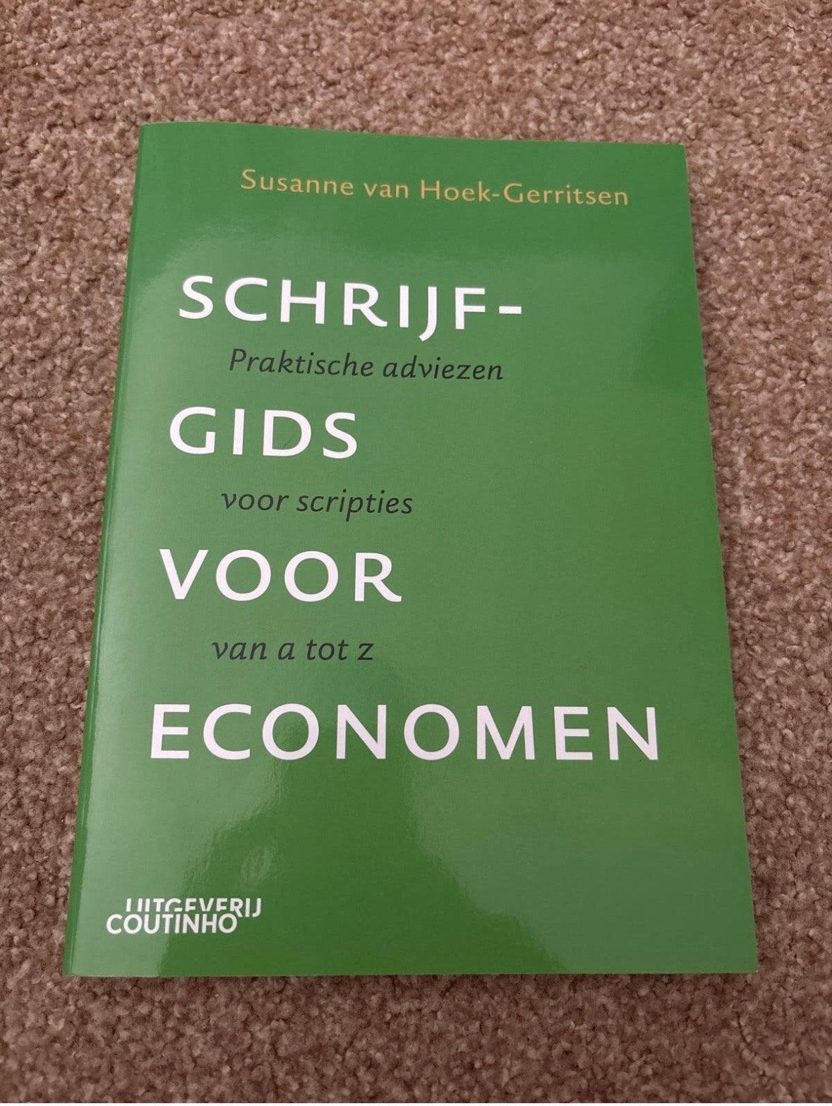 Schrijfgids voor Economen - Susanne van Hoek-Gerritsen, Ophalen of Verzenden, Zo goed als nieuw, Economie en Marketing