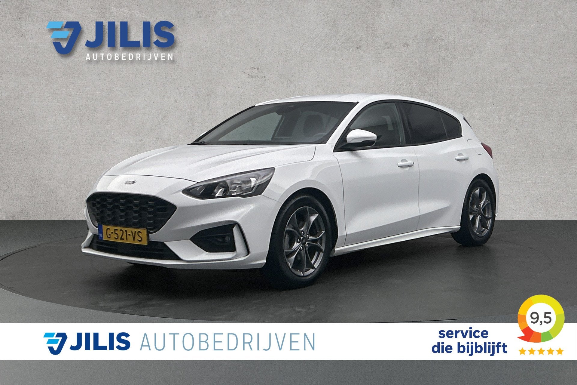 Ford Focus 1.0 EcoBoost ST Line Business | LED koplampen | C, Stof, Gebruikt, Euro 6, Wit