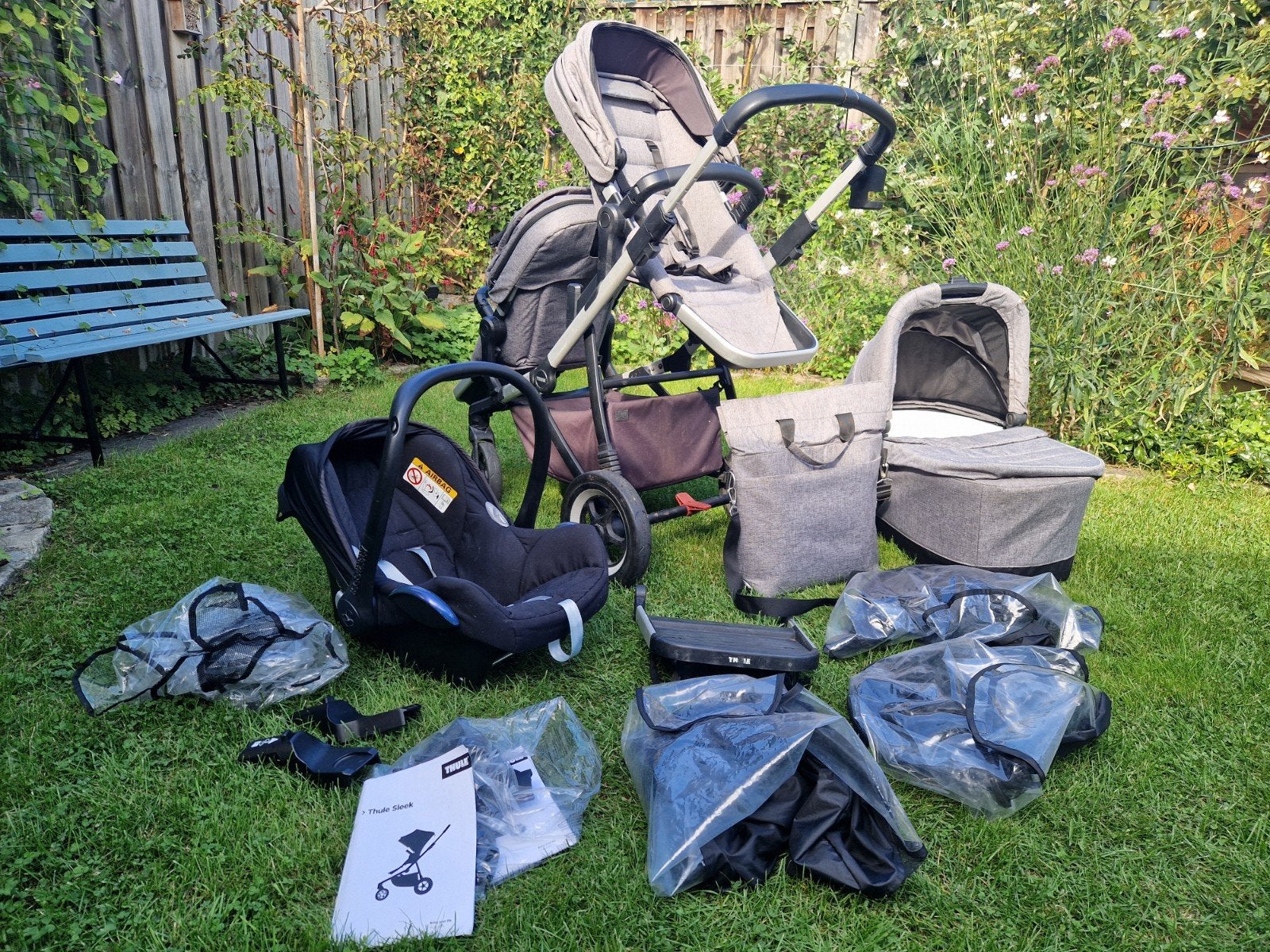 Thule Sleek duo kinderwagen, Ophalen, Gebruikt, Overige merken, Duowagen