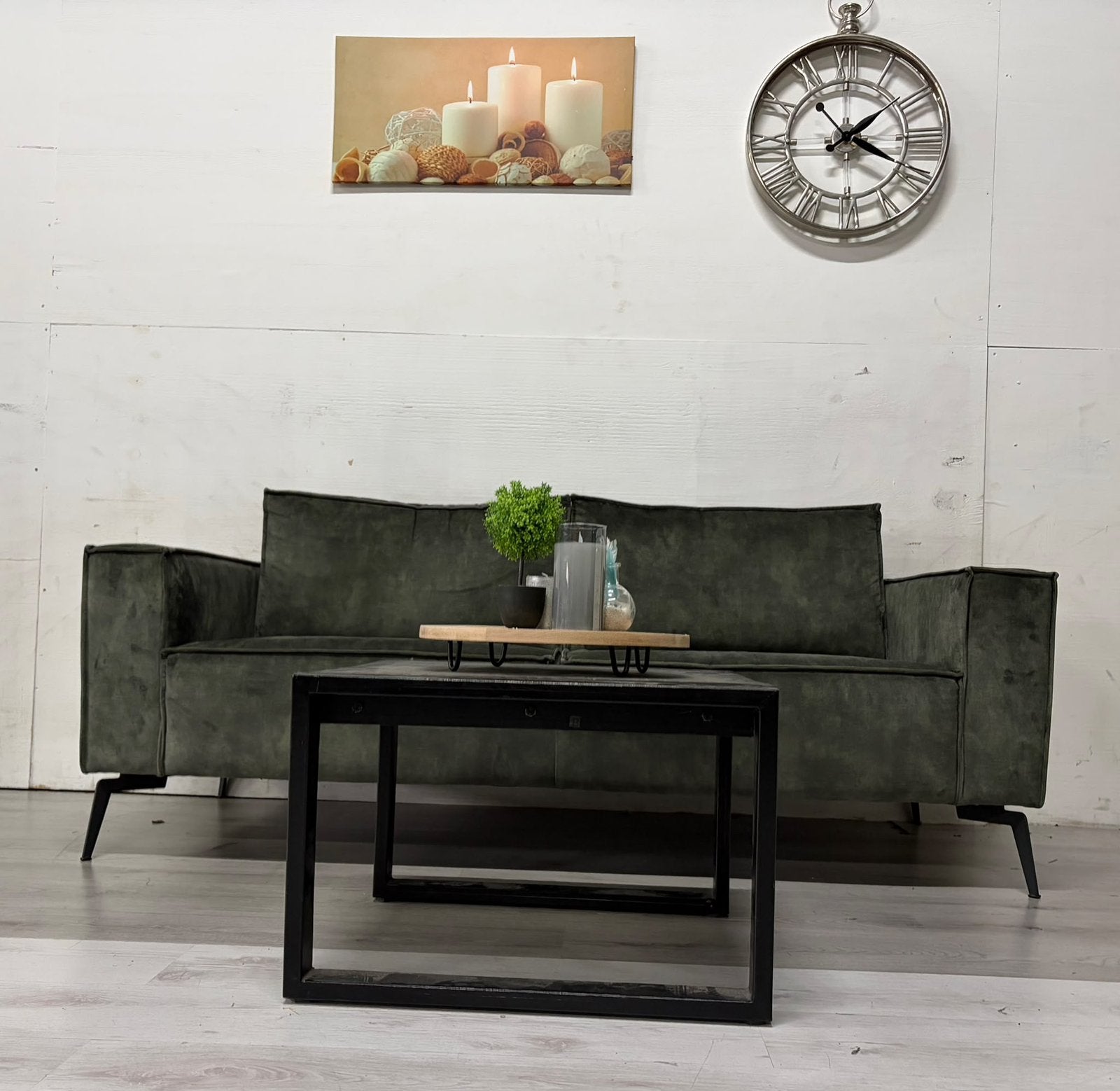 Bankstel Velvet - Topstaat, Huis en Inrichting, Banken | Bankstellen, Verzenden, Minder dan 75 cm, 150 tot 200 cm, Tweepersoons