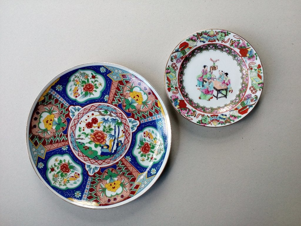 Wandborden China/Japan. Vintage.Pr p/st vanaf, 18 cm, Decoratieobject, Steen/keramiek, Ophalen of Verzenden